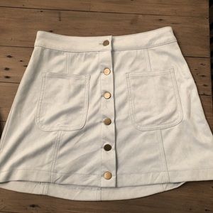 Altar’d State baby blue suede skirt